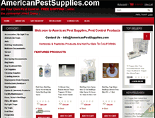 Tablet Screenshot of americanpestsupplies.com